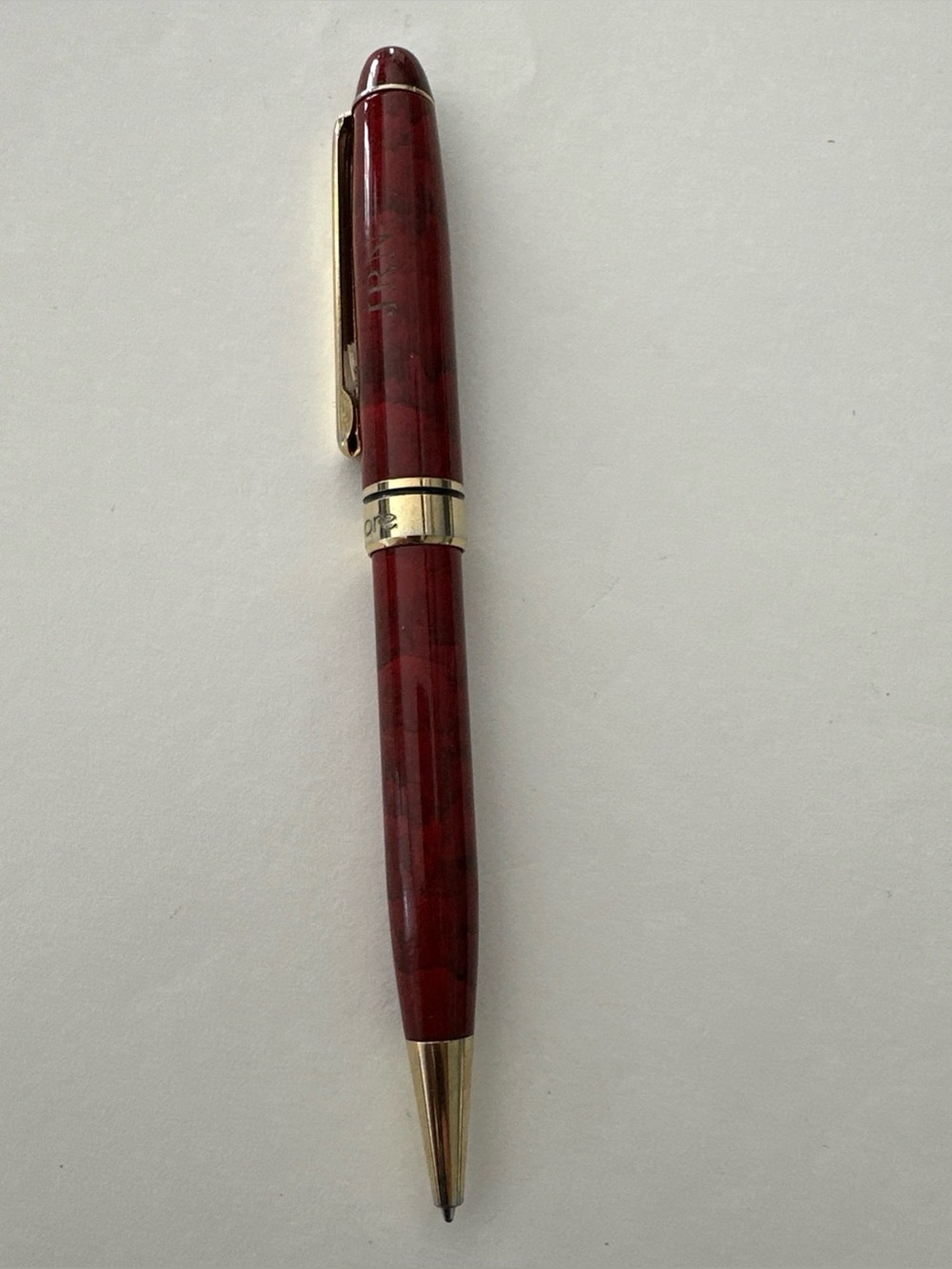 HIGH QUALITY MONTEFIORE RED ROLLER BALL PEN MONOGRAMMED